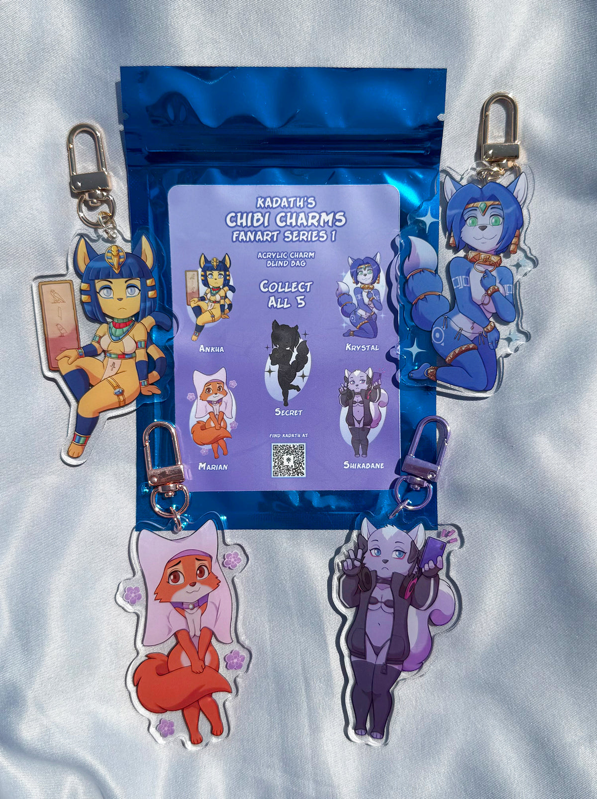 Kadath's Chibi Charms: Fanart Series 1 Keychains | Blind Bags