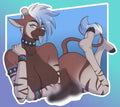 Izzy Awaits 4.5" Glossy Vinyl Sticker