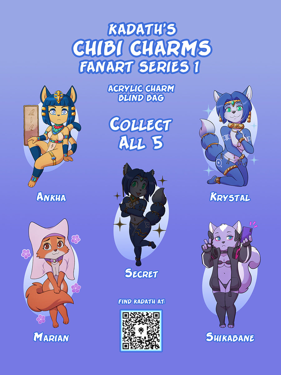 Kadath's Chibi Charms: Fanart Series 1 Keychains | Blind Bags